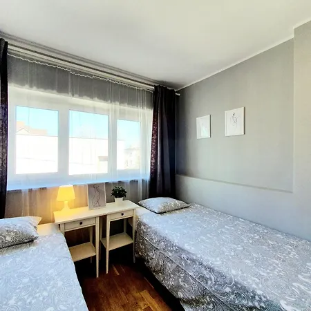 Nw Apartament Z Tarasem Przy Plazy Gdansk