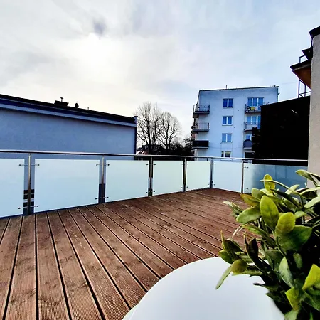 Nw Apartament Z Tarasem Przy Plazy Apartment